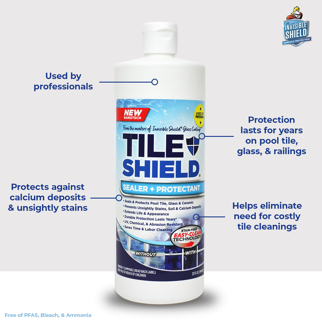 New, Tile Shield Sealer & Protectant- 32 fl oz. Seals, Protects Tile & Perimeter Glass