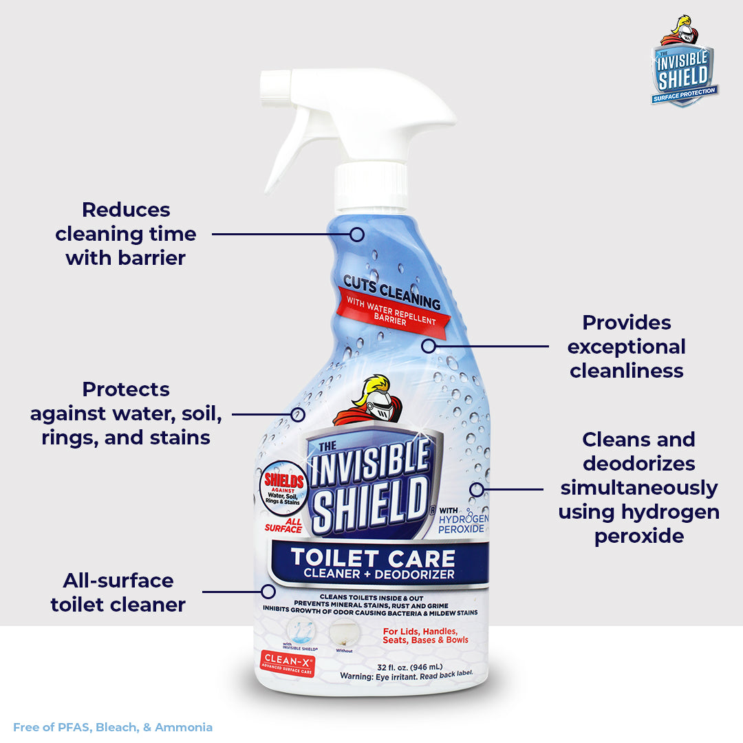 Invisible Shield® Toilet Bowl Cleaner & Protectant - 2 PACK 32 oz