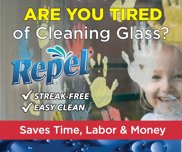 Clean-X REPEL Glass & Surface Cleaner 32 fl. oz. - Cleans & Repels water  spots and dirt on glass, mirror, tile and multi surface by UNELKO (3)