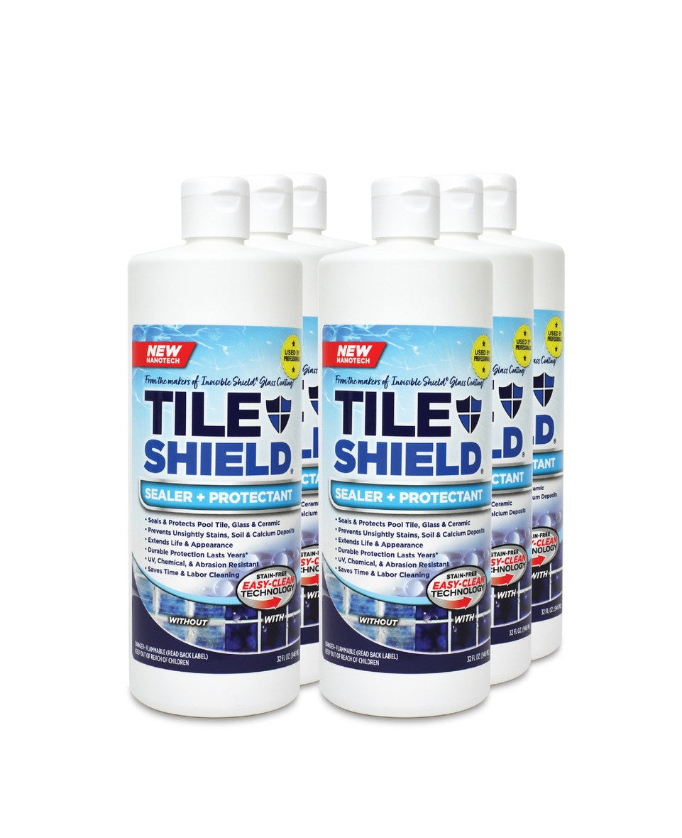 Tile Shield Sealer & Protectant- 6 PACK SPECIAL! 32 fl oz. Seals, Protects Tile & Perimeter Glass (Copy)
