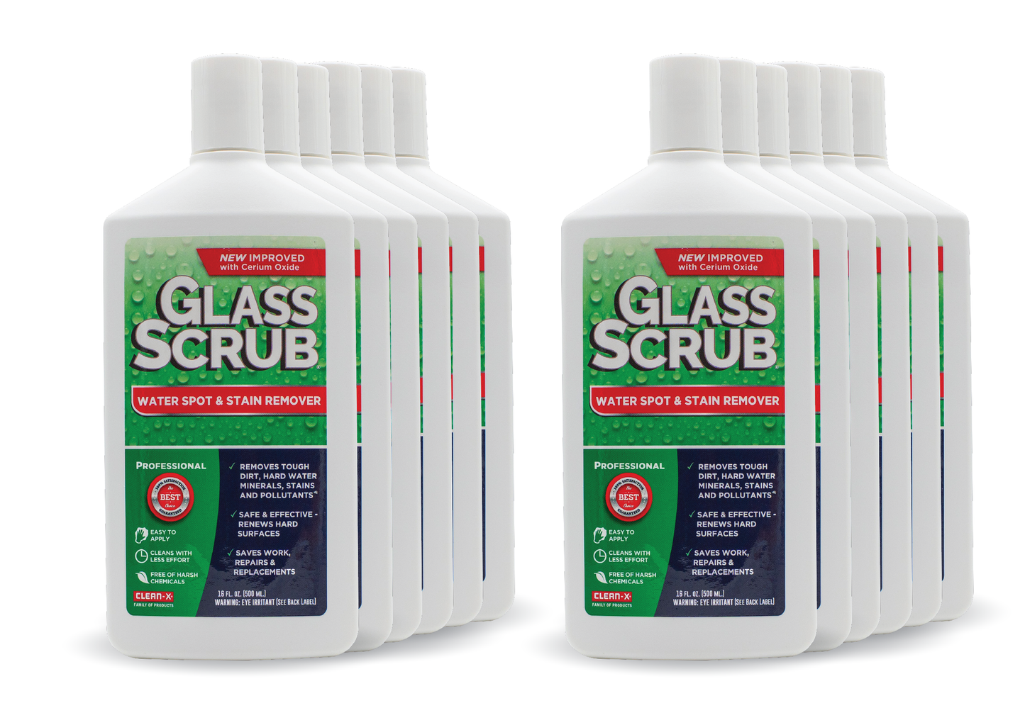 Glass Scrub® Water Spot & Stain Remover - 16oz - 12-PACK