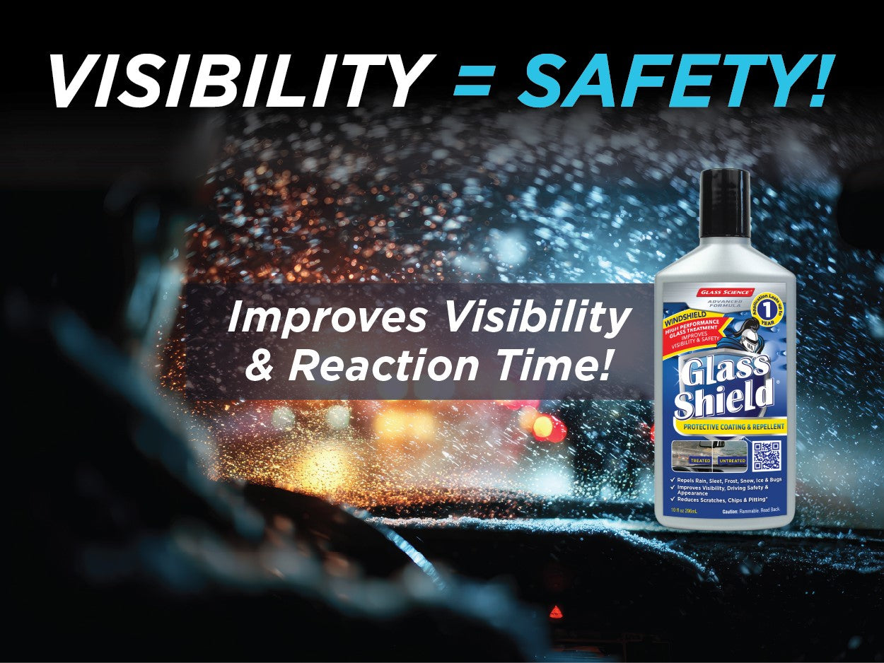 New, Glass Shield Protective Coating & Repellent  10 oz- 3-PACK