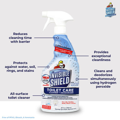 Invisible Shield® Toilet Bowl Cleaner & Protectant - 2 PACK   32 oz