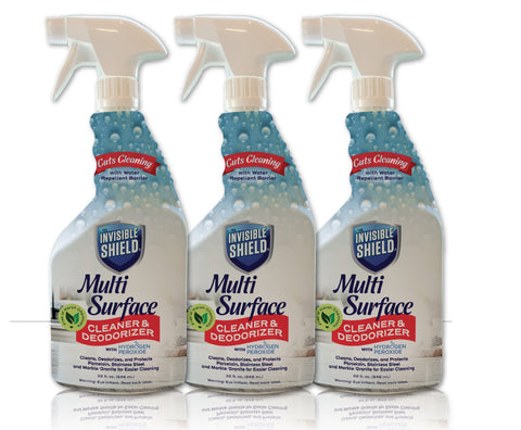 Invisible Shield Multi-Surface Cleaner, Deodorizer & Protector - 32oz - 3-PACK