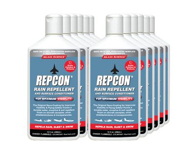 Repcon Rain Repellent & Surface Conditioner - 10 oz / 12 per case