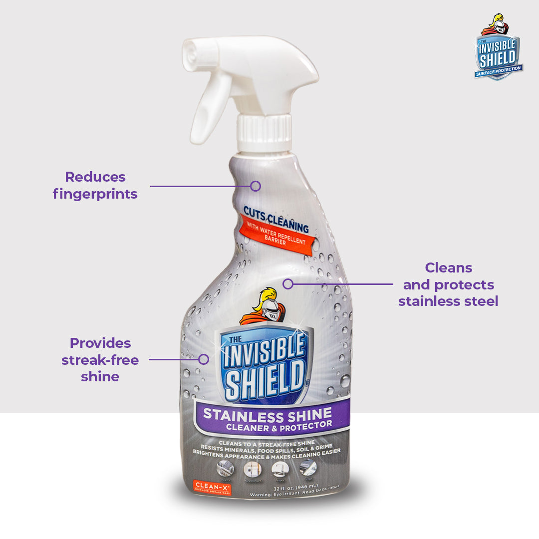 Invisible Shield® Stainless Shine Cleaner & Protectant - 32 oz - 2-PACK