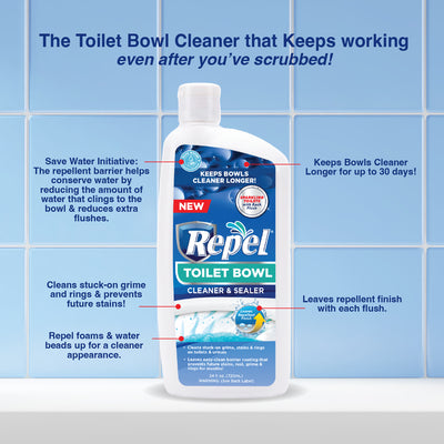 Repel Toilet Bowl Cleaner  & Sealer 24 oz