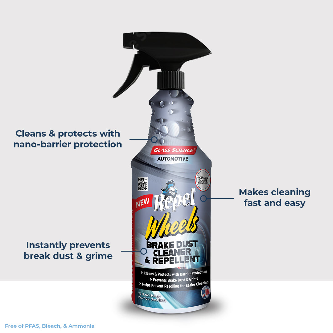 Repel Automotive Glass Cleaner, Protectant & Detailer - (2 bottles)  32 oz (Copy)