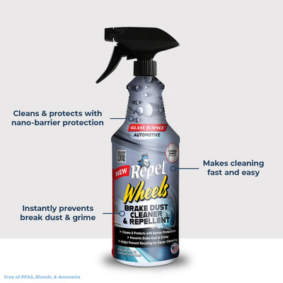 Repel Automotive Glass Cleaner, Protectant & Detailer - (2 bottles)  32 oz (Copy)