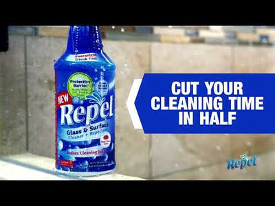 Repel Glass & Surface Cleaner- 3.38fl. oz - Case of 44