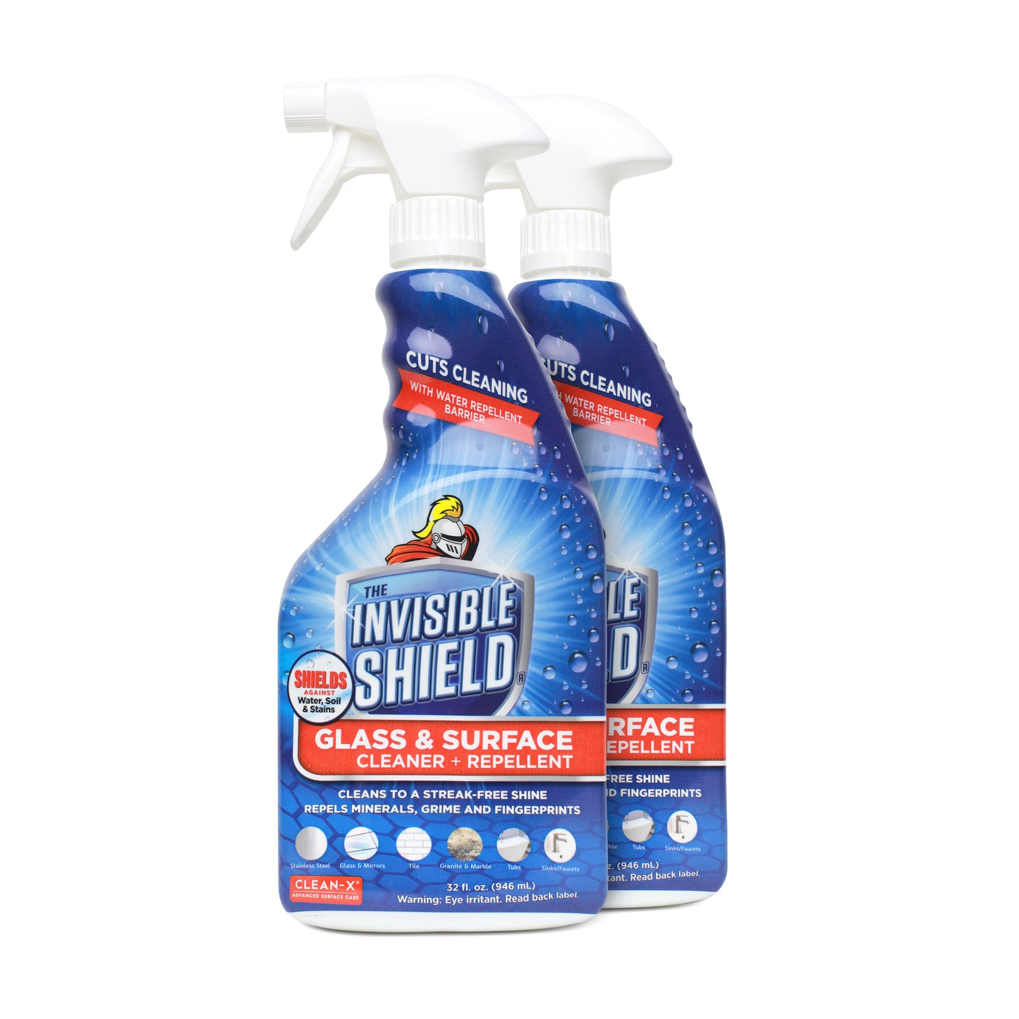 Invisible Shield® Glass & Surface Cleaner - 32 oz - 2-PACK (#57551-0 x2)