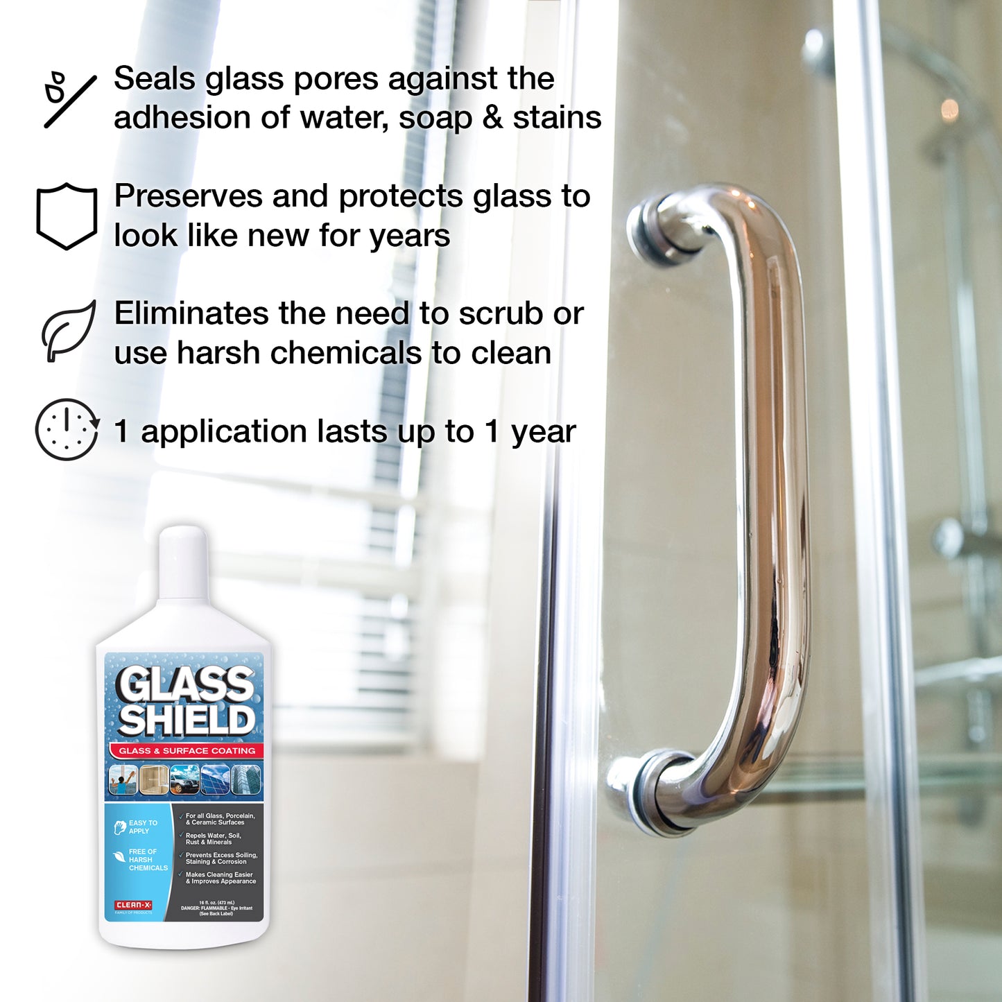 Glass Shield - 16 oz - 2-PACK