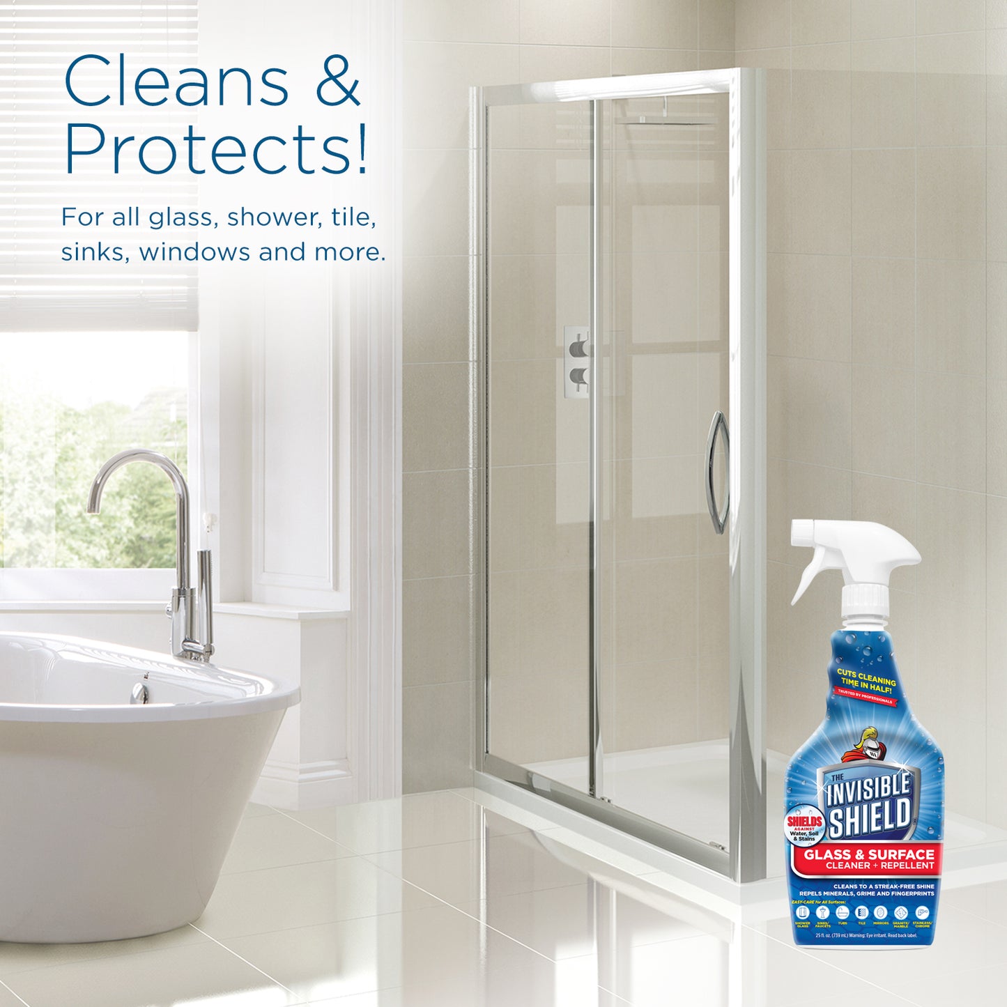 Invisible Shield® Glass Shower & Cleaner Essentials - 3-PACK Combo