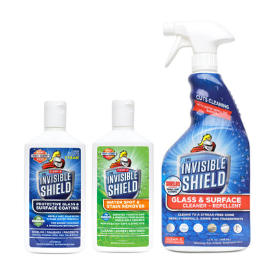 Invisible Shield® Glass Shower & Cleaner Essentials - 3-PACK Combo