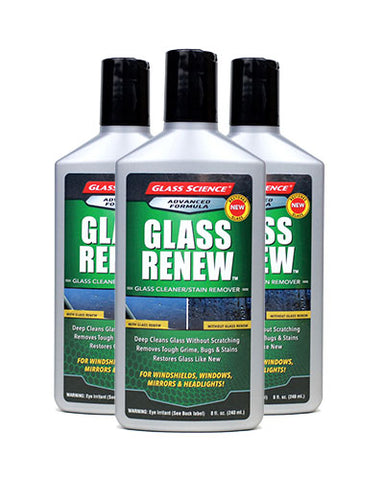 Glass Renew - 8 oz - 3 Pack by Glass Science #300803